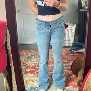 Vintage Levis 518s “Superlow” Bootcut Light Wash